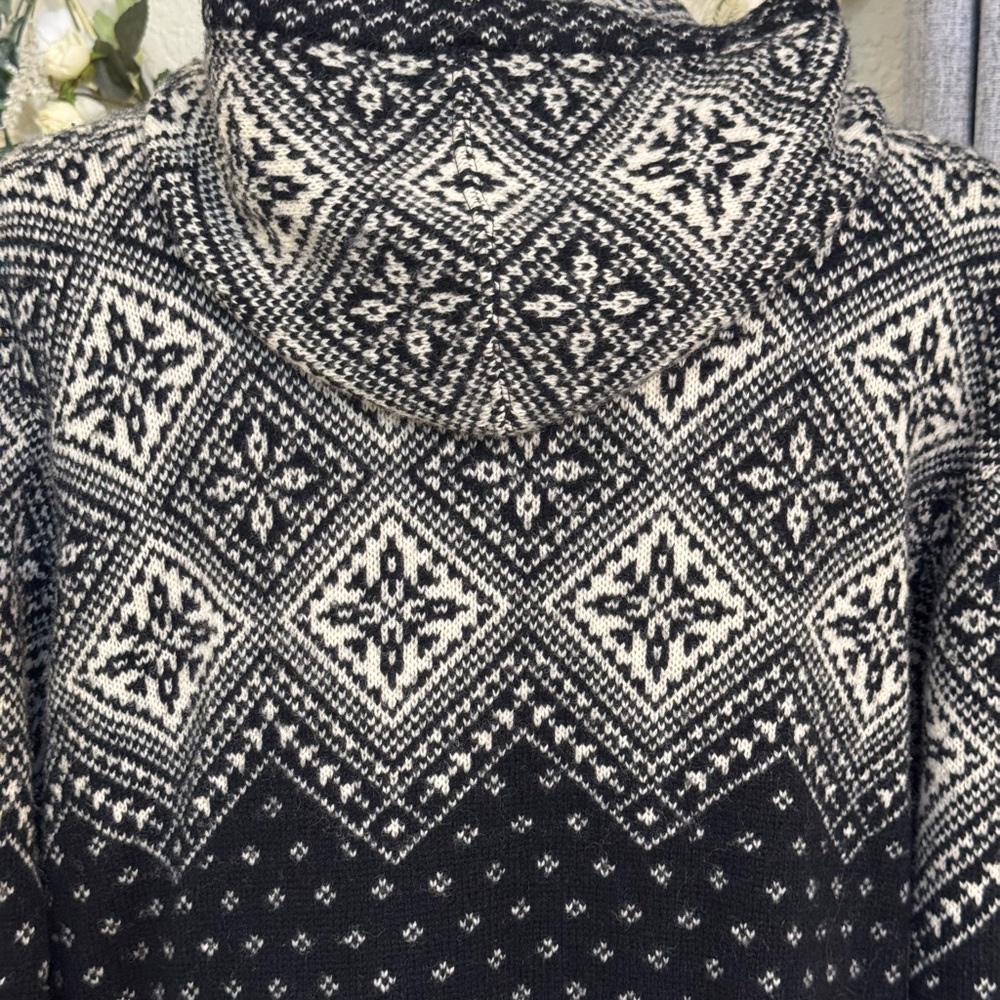 Vintage Y2K Ralph Lauren 100% Lambswool Aztec Navajo Western Print Sweater SZ XL - Picture 7 of 8